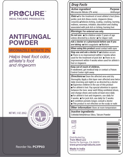 Principal Display And Drug Fact Panel (Antifungal Powder (1))